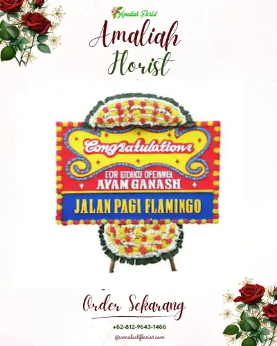 Bunga Papan Congratulation di Pahlawan